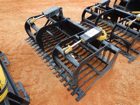 skid steer weld on grapple|skid steer grapple fork attachment.